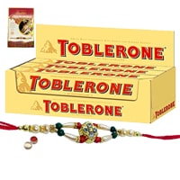 Delightful Toblerone with Free Nice Rakhi, Roli , ...