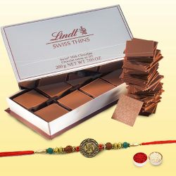 Luxurious Lindt Swiss Milk Thin Chocolates with Ra...