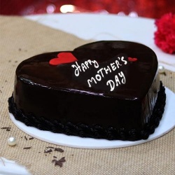 Irresistible 2.2 Lb. Heart-shaped Cake of Chocolat...