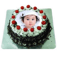 Adorned Ambrosia 1 Kg Black Forest Photo Cake to Puruliya