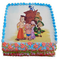 Mouth-Watering Spectacle 2.5 Kg Chota Bheem Cake...