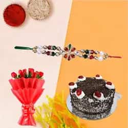 Beautiful Gift of Ambrosial Black Forest Cake acco...