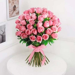 Sweet Memories with Love 30 Pink Roses Bouquet...