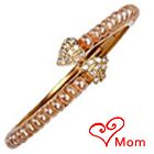 Trendy Forever in Love Pearl Bangles with Heart(1 ...