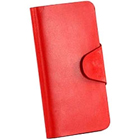 Brignt Red Genuine Leather Leather Talk Ladies Wal...