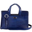 Blue Suave Looking Genuine Leather Handbag from Le...