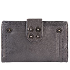 Elegant and Long Lasting Leather Grey Wallet for W...