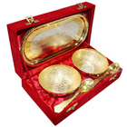 Impressionable Double Tone Tray, Bowl N Spoon Se...