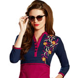 Lovely Collection of Maroon N Blue Colour Cotton P...