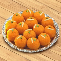 Exclusive Motichur Ladoo 1/2 kg with Everlasting J...
