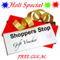 Shoppers Stop Gift Vouchers Worth Rs. 2500 with f...