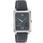 Square dial in black combination with style for ge...