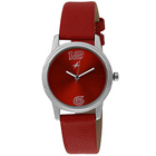 Awesome Ladies Watch in Red Colour and with Leathe...