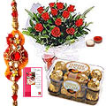 Mouth-Watering Chocolaty Love with Fancy Rakhi...