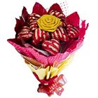 Delicious 12 Pcs Heart Shaped Chocolates Bouquet to Darjiling Delicious 12 Pcs Heart Shaped Chocolates Bouquet to Darjiling