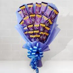 Delicious Bouquet of Cadbury Dairy Milk Chocolates to Cooch behar