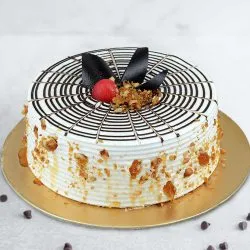 Marvelous Eggless Butter Scotch Cake to Cooch behar
