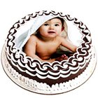 Texture-of-Pleasure 1 Kg Chocolate Photo Cake to Darjiling Texture-of-Pleasure 1 Kg Chocolate Photo Cake to Darjiling