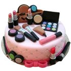Gratifying Display Makeup Set Theme Cake to North 24 parganas Gratifying Display Makeup Set Theme Cake to North 24 parganas