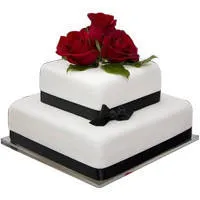 Scrumptious 2 Tier Wedding Cake to Cooch behar