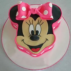 Scrumptious Minnie Shaped Cake for Little One to Cooch behar