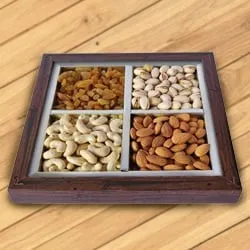 Tray Loaded with Dry Fruits to Cooch behar