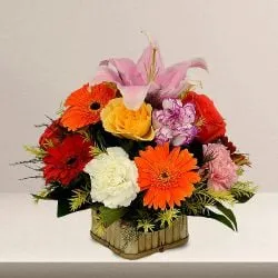 Crystal Curiosity Flower Basket to Cooch behar