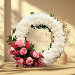 Special Heartfelt Condolence Floral Wreath to Burdwan Special Heartfelt Condolence Floral Wreath to Burdwan