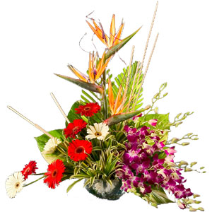 Touching Heart of Love Mixed Flowers Arrangement Touching Heart of Love Mixed Flowers Arrangement