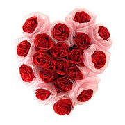 Cherished 19 Long Standing Red Roses in Shape of a Blissful Heart Cherished 19 Long Standing Red Roses in Shape of a Blissful Heart