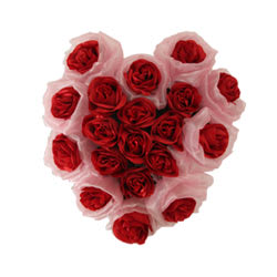 Cherished 19 Long Standing Red Roses in Shape of a Blissful Heart Cherished 19 Long Standing Red Roses in Shape of a Blissful Heart
