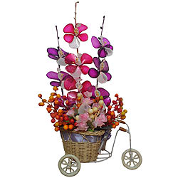 Only for You Pink and Purple Long Lasting Flowers with Beads Only for You Pink and Purple Long Lasting Flowers with Beads