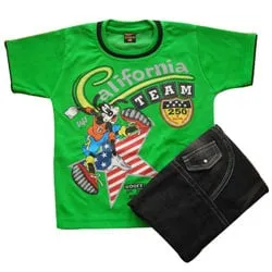 Green Kidswear for Boy.(4 year - 6 year)