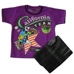 Purple Kidswear for Boy.(4 year - 6 year)