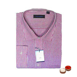 Peter England Striped Shirt (full shirt) with free Roli Tilak and Chawal. Peter England Striped Shirt (full shirt) with free Roli Tilak and Chawal.