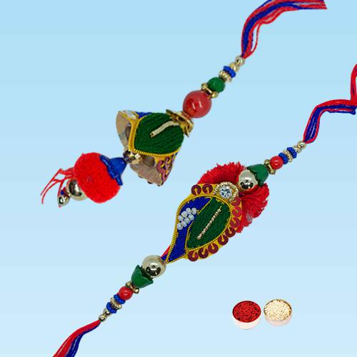 Dashing Bhaiya Bhabhi Rakhi Set Dashing Bhaiya Bhabhi Rakhi Set