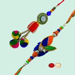 Astonishing Premium Stone Bhaiya-Bhabhi Rakhi Astonishing Premium Stone Bhaiya-Bhabhi Rakhi