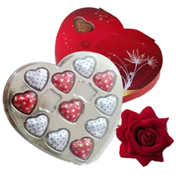 11 pcs Red Heart Shape Pack of Assorted Homemade C...