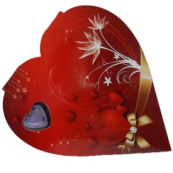 Red Heart Shape Pack of Assorted Homemade Chocolates Red Heart Shape Pack of Assorted Homemade Chocolates
