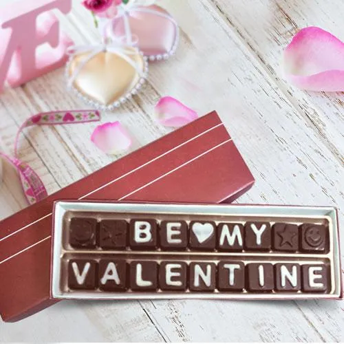 Exotic Be My Valentine 18 pcs Assorted Homemade Chocolates Pack