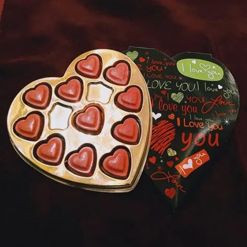 Buy Heart Shaped Strawberry Handmade Chocolate