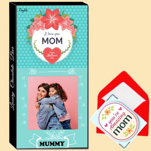 Flavored Love You Mom Photo Chocolate Bar Flavored Love You Mom Photo Chocolate Bar