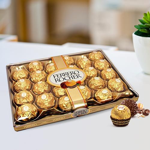 box of 24 pcs Luscious Ferrero Rocher Chocolates box of 24 pcs Luscious Ferrero Rocher Chocolates