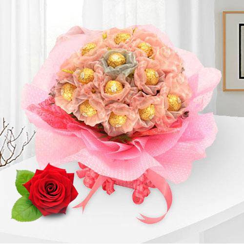Send Online Ferrero Rocher Bouquet Send Online Ferrero Rocher Bouquet