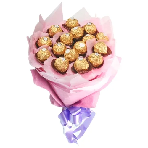 Remarkable Bouquet of Ferrero Rocher Chocolates Remarkable Bouquet of Ferrero Rocher Chocolates