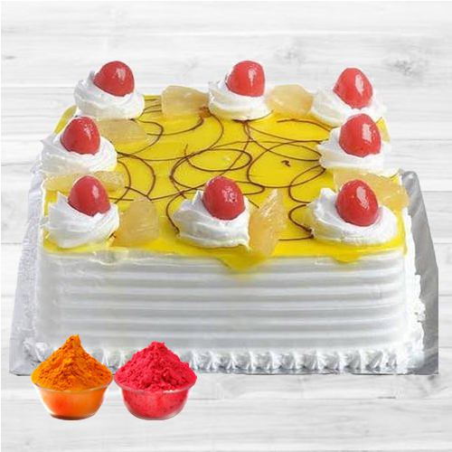 Tasty Eggless Pineapple cake Tasty Eggless Pineapple cake