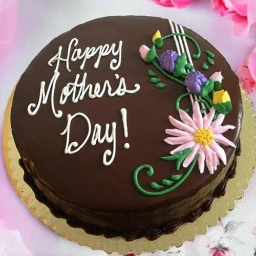 Delicious Happy Mothers Day Chocolate Cake