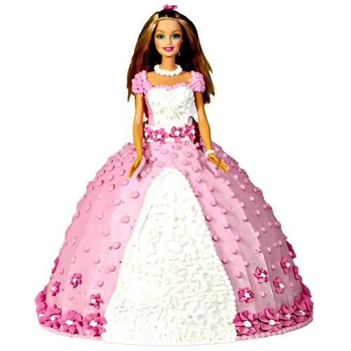 Deliver Yummy Barbie Doll Cake