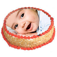 Cheering Gobble 2 Kg Butterscotch Photo Cake Cheering Gobble 2 Kg Butterscotch Photo Cake