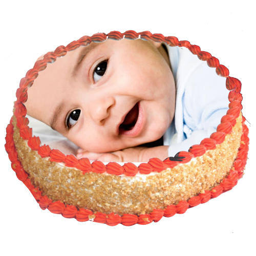 Cheering Gobble 2 Kg Butterscotch Photo Cake Cheering Gobble 2 Kg Butterscotch Photo Cake